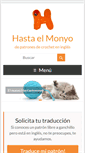 Mobile Screenshot of hastaelmonyo.com