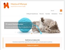 Tablet Screenshot of hastaelmonyo.com